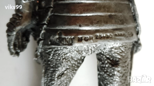 VINTAGE Оловен Рицар Magrino 14 см., снимка 5 - Колекции - 52201747