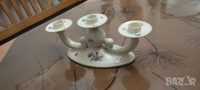 Порцеланов свещник Alka Bavaria Meissen, снимка 11 - Декорация за дома - 50941640