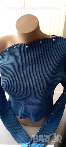  (НАМАЛЕНИЕ)  Блузи финна мека плетка без размери , снимка 8 - Блузи с дълъг ръкав и пуловери - 42535094