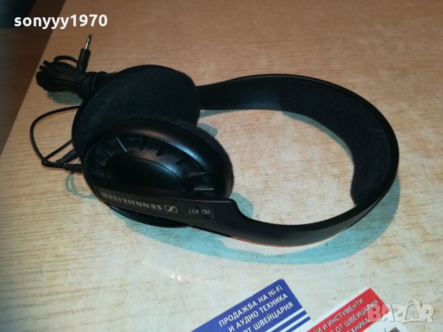 sennheiser hd 437-stereo headphones-внос switzerland, снимка 14 - Слушалки и портативни колонки - 30181589