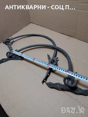 Комплект Соц Стари Бакърени Медни Дръжки Общо Тегло 2.100кг. НОМЕР 341., снимка 11 - Антикварни и старинни предмети - 54101750