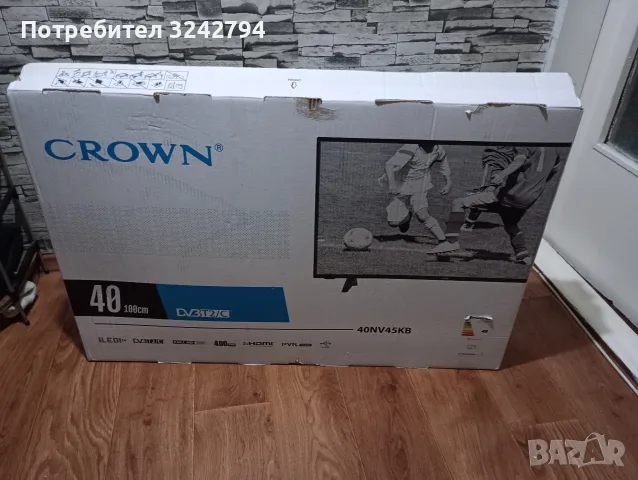 LED Телевизор Crown 40 инча tv