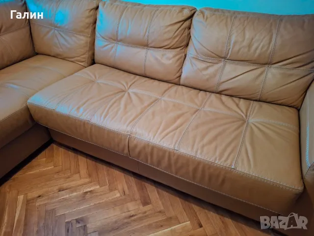Диван, естествена кожа!, снимка 5 - Дивани и мека мебел - 48461024