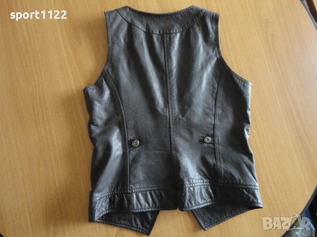 Arma/S/естествена кожа/дамски елек, снимка 4 - Елеци - 54054253