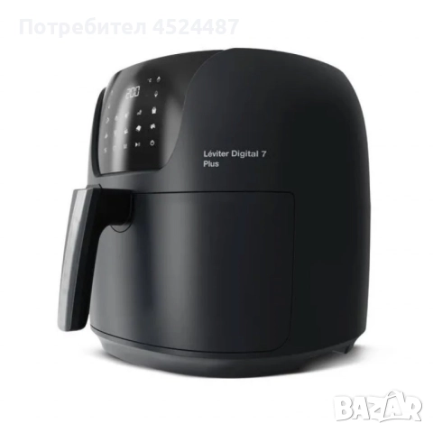 Еър фрайър Solac Léviter Digital 7 Plus – 7,4L капацитет, 1800W мощност , снимка 5 - Фритюрници - 51605341