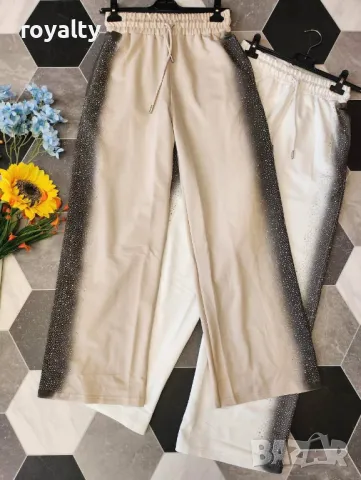 Дамски панталон с камъни Различни цветове , снимка 4 - Спортни екипи - 49485096