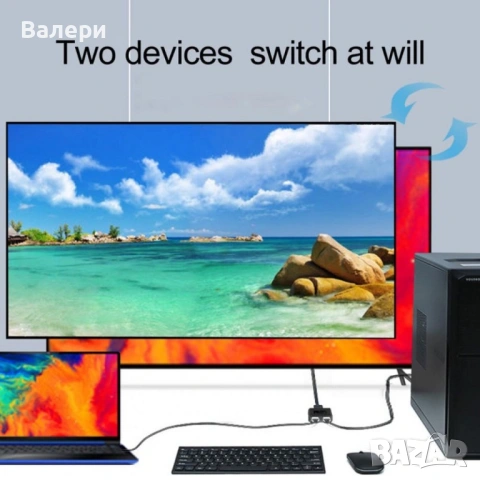 Двупосочен HDMI суич, снимка 5 - Суичове - 53215977