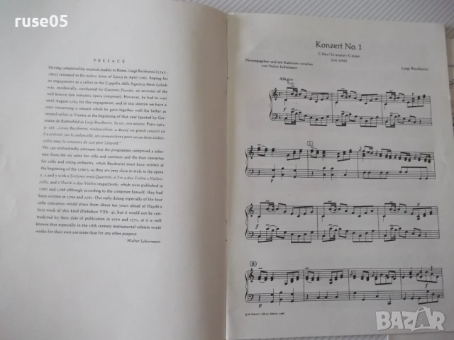 Ноти "Konzert No.1 für Violoncello und ...-L.Boccherini"-32с, снимка 3 - Специализирана литература - 50839864