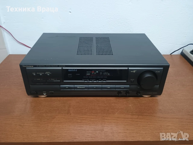 Стерео усилвател с вграден тунер Technics SA-EX100 с активно охлаждане. Изпращам видео. , снимка 7 - Ресийвъри, усилватели, смесителни пултове - 54211503