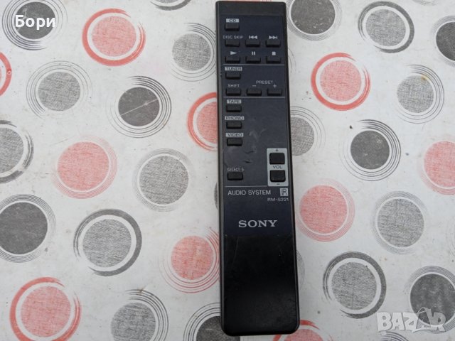 SONY AUDIO SYSTEM Дистанционно