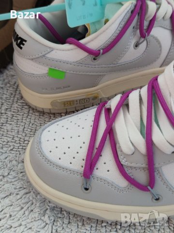 Nike SB Dunk Off White Lot 42 of 50 Размер 39 Номер Нови Маратонки Безплатна Доставка , снимка 3 - Маратонки - 40853539