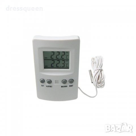 0118 Настолен термометър за външна и вътрешна температура