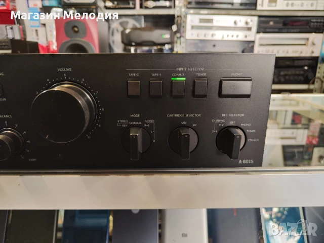Усилвател ONKYO Integra A-8015 Две по 90 ватан на 4 ома. Леки козметични забележки, перфектно технич, снимка 6 - Ресийвъри, усилватели, смесителни пултове - 51340353