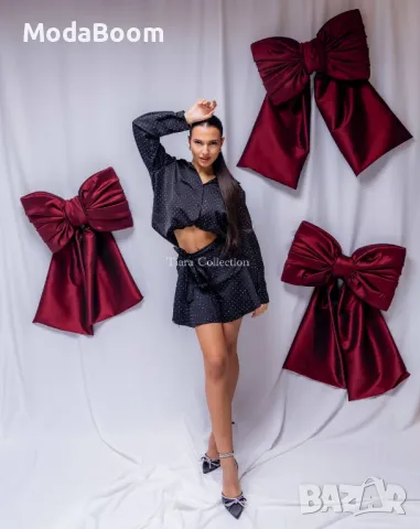 Дамски комплект от пола и риза, снимка 4 - Ризи - 48267740