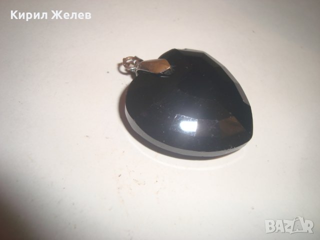 ГОЛЯМО ФАСЕТИРАНО СЪРЦЕ АРТ МЕДАЛЬОН от КРИСТАЛ 79831, снимка 4 - Колиета, медальони, синджири - 30568623