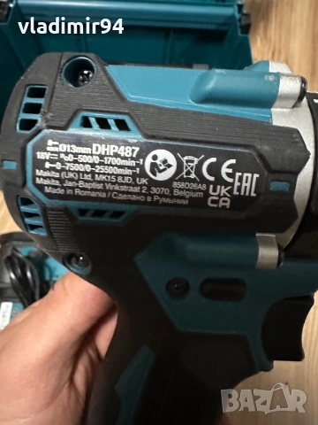 Makita DHP847 2024г. ударен винтоверт, снимка 6 - Винтоверти - 52677034
