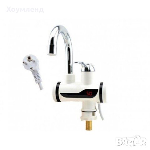 Проточен нагревател за чешма - HiTECH дигитален смесител до 60°С за бързо и лесно затопляне на вода, снимка 1