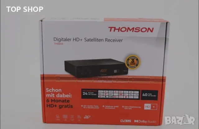 Thomson цифров HD+ сателитен приемник THS844 карта, снимка 5 - Приемници и антени - 48927017