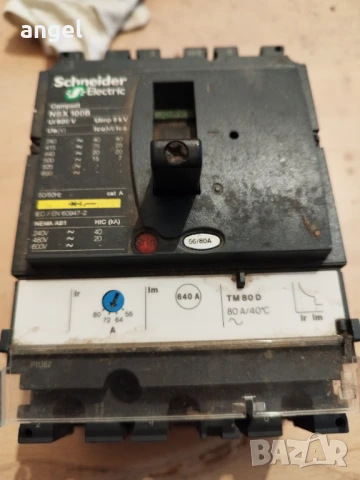 Автоматичен прекъсвач 56/80 А, снимка 2 - Резервни части за машини - 50933895