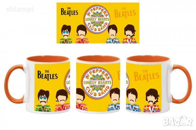 Чаша Beatles 19,Керамична Чаша, Кафе Чай, Игра,Изненада,Подарък,Повод,Празник,Рожден Ден, снимка 4 - Чаши - 38508827