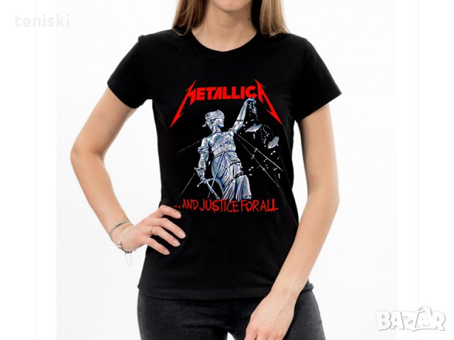 Дамска тениска Metallica 10 модела всички размери , снимка 6 - Тениски - 29908985