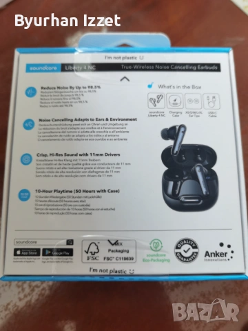 Безжични слушалки anker soundcore liberty 4 nx, снимка 2 - Слушалки и портативни колонки - 54036596