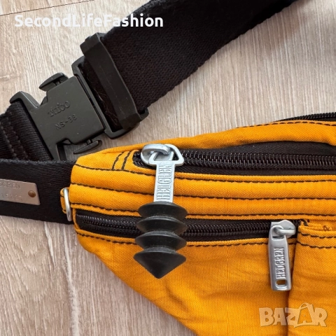 Винтидж чанта за кръста HEDGREN, жълта, снимка 4 - Чанти - 52180456