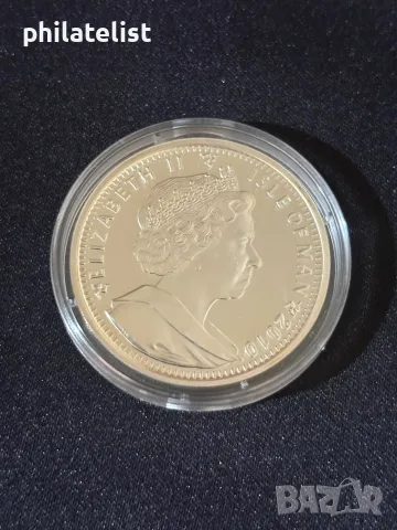 Остров Ман 2010 - 1 Crown - Зимни Олимпийски игри Ванкувър UNC, снимка 4 - Нумизматика и бонистика - 55941628