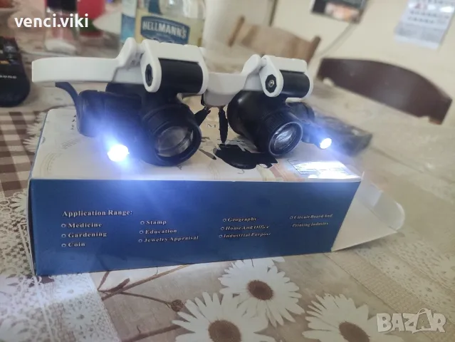 Очила с LED осветление и увеличение 8x-23x, снимка 2 - Други - 48691929