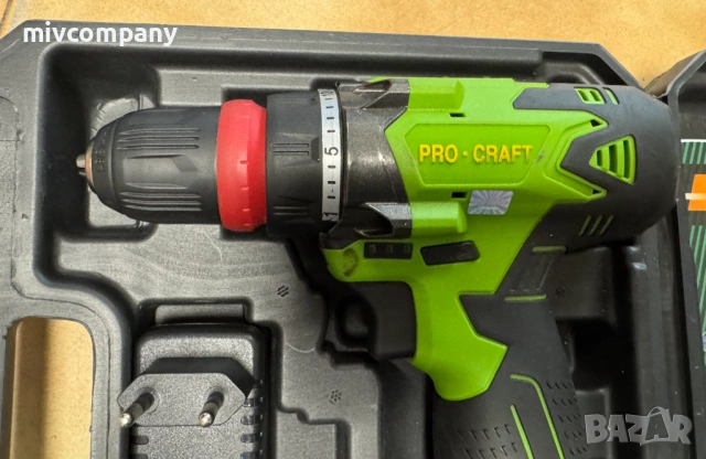 Акумулаторен винтоверт PROCRAFT PA12DFR, снимка 5 - Винтоверти - 54217159