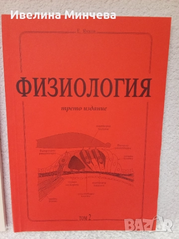 Физиология на човека на Янков-1,2,3,4-та част, снимка 2 - Специализирана литература - 52352409