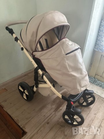 Детска количка Kuga 3 в 1 цвят бежов, снимка 3 - Детски колички - 42304123