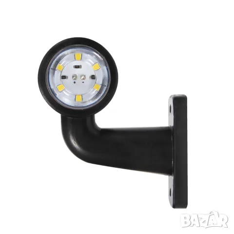 LED габарит рогче 12 LED под 90 градуса 80 mm 12-24V, снимка 2 - Аксесоари и консумативи - 55868876