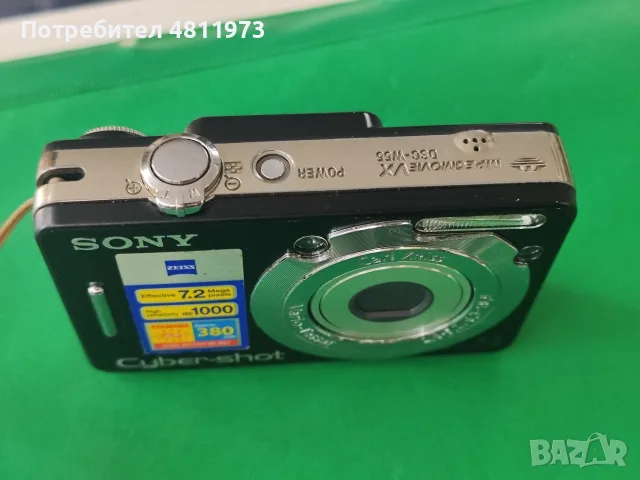 Фотоапарат sony cyber shot DSC W55, снимка 2 - Фотоапарати - 56412406