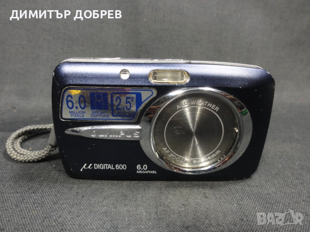 ЦИФРОВ ФОТОАПАРАТ OLYMPUS MJU 600 6.0 MP DIGITAL CAMERA, снимка 2 - Фотоапарати - 51693149