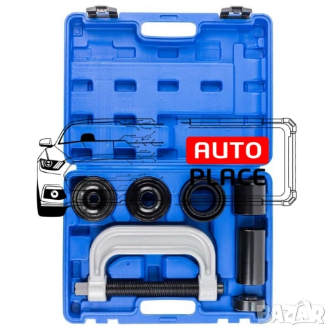 Скоба и втулки за монтаж и демонтаж на лагери и шарнири 10 части Forsage, снимка 3 - Други инструменти - 54074803