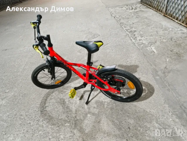 Велосипед 16" B-Twin с алуминиевa рамка, снимка 2 - Велосипеди - 55990497