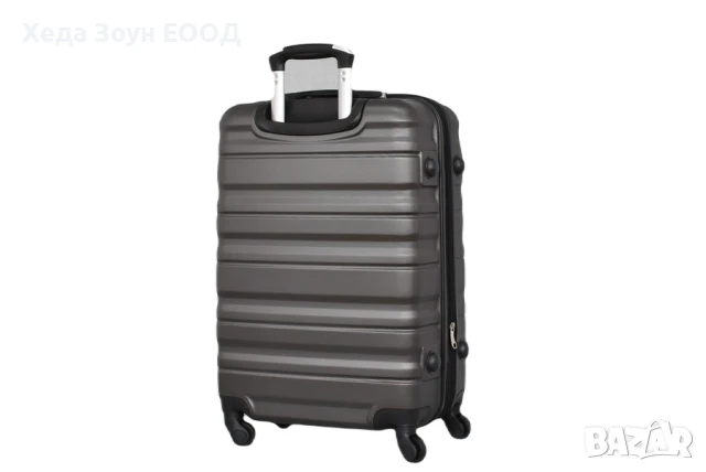 Куфар 75 х 47 х 30см Голям Размер Тъмно Сив/ Тъмно Син, снимка 2 - Куфари - 51017528