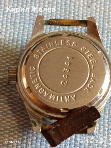 Стар механичен часовник LANCO ANTI-MAGNETIC SWISS за КОЛЕКЦИЯ 54560, снимка 5 - Антикварни и старинни предмети - 54118696