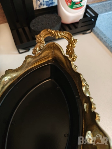 Масивна антикварна  бронзова фруктиера , снимка 9 - Декорация за дома - 51769826