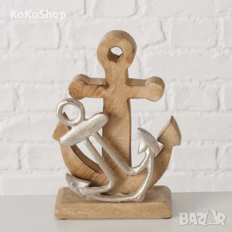 Котва-14х5х20.5 см./декоративна котва/морска декорация, снимка 3 - Декорация за дома - 50702343