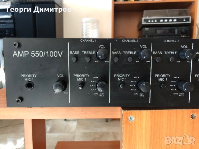 WHD AMP 550/100V, снимка 2 - Ресийвъри, усилватели, смесителни пултове - 42754338
