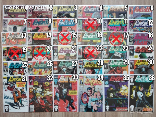 Comic Books/Комикси 2/2 - Punisher, X-Men, Hulk, Batman, Superman, JLA, снимка 2 - Списания и комикси - 51846836