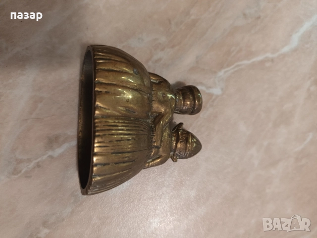 Бронзово звънче за колекция, снимка 2 - Антикварни и старинни предмети - 52856149