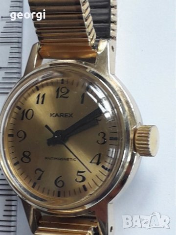 Немски часовник Karex, снимка 2 - Дамски - 30429945