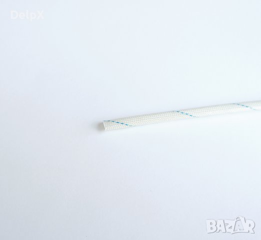 Високотемпературен шлаух до 200°C бял Ф1mm, снимка 1