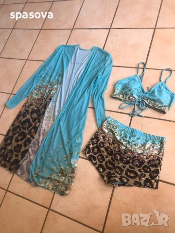 Плажен/бански комплект от 3 части