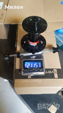 Лека предна главина QR 100x9 Novatec 32h, снимка 3 - Части за велосипеди - 51251892