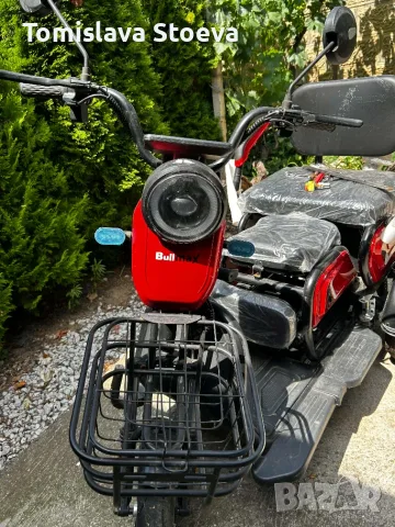 BULLMAX C1 RED – Електрическа Триколка като нова, НЕИЗПОЛЗВАНА - 1500W / 20Ah, снимка 2 - Мотоциклети и мототехника - 55995133