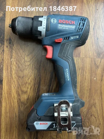Безчетков винтоверт Bosch GSR 18V-65, снимка 3 - Винтоверти - 56253864